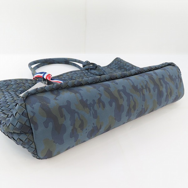 実際に弊社で買取させて頂いた【未使用】BEAMS LIGHTS/ビームスライツ カモフラ 編み込み トートバッグの画像 2枚目