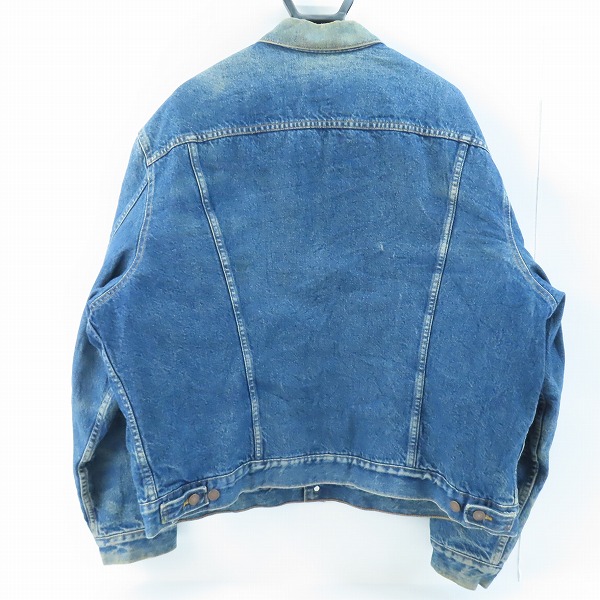 実際に弊社で買取させて頂いたLEVI'S/リーバイス USA製/ボタン裏刻印715 裏ブランケットジージャン/デニムジャケット 70506-0316/54の画像 1枚目