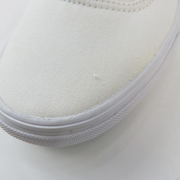 実際に弊社で買取させて頂いた【未使用】vans/バンズ authentic white ローカットスニーカー 9の画像 6枚目