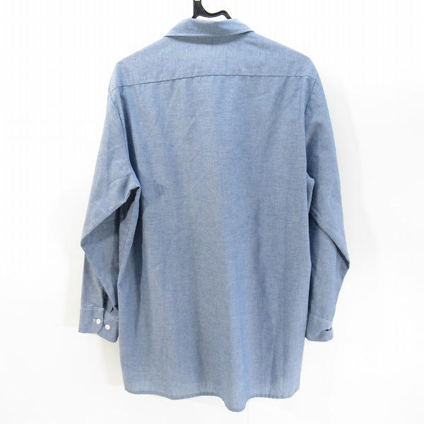 実際に弊社で買取させて頂いたDickies/ディッキーズ USA製 シャンブレーシャツ 16-16-1/2の画像 1枚目