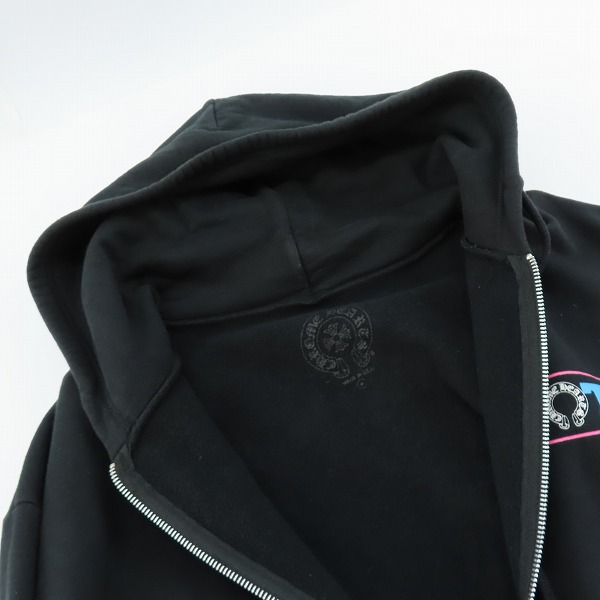実際に弊社で買取させて頂いたCHROME HEARTS/クロムハーツ カラフル FOTI ジップアップパーカー Sの画像 4枚目