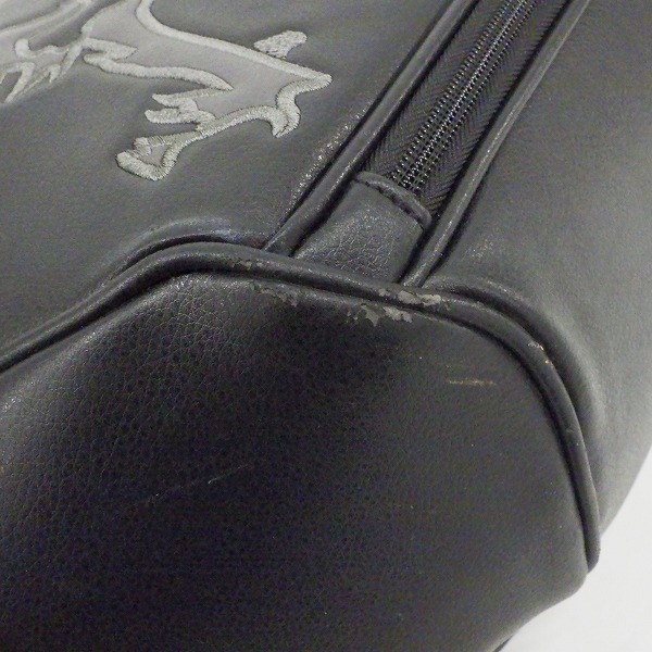 実際に弊社で買取させて頂いたOAKLEY/オークリー FOS900201 SKULL GOLF BAG/スカル 9.5型 6分割キャディバッグ ブラックの画像 6枚目