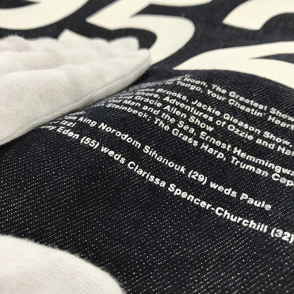 実際に弊社で買取させて頂いた【JPタグ】MONCLER/モンクレール 21AW CAMICIA カミーチェ ロゴデザイン 長袖デニムシャツ インディゴ G20922F00001/Mの画像 7枚目