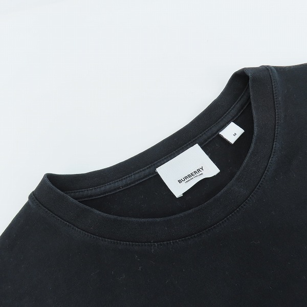 実際に弊社で買取させて頂いた(1)BURBERRY/バーバリー HORSEFERRY PRINT COTTON OVERSIZED T-SHIRT/ホースフェリー オーバーサイズ カットソー 8032299/Mの画像 5枚目