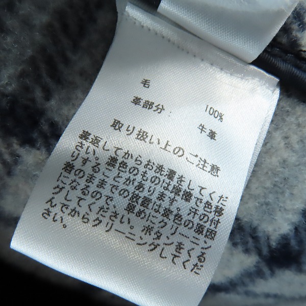 実際に弊社で買取させて頂いたBROOKS BROTHERS/ブルックスブラザーズ ウール ダッフルコート /Sの画像 5枚目