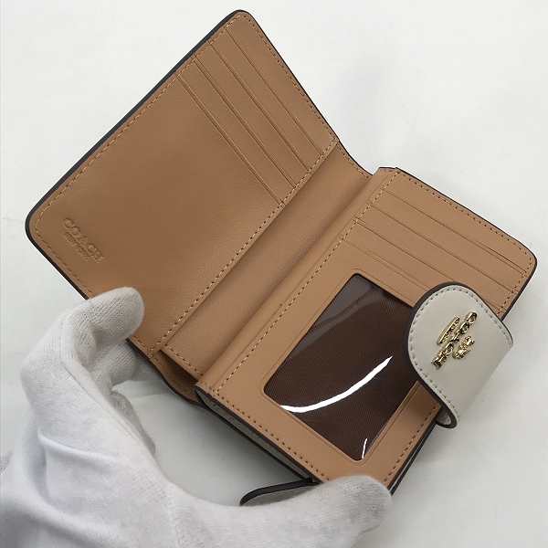 実際に弊社で買取させて頂いたCOACH/コーチ フローラル/花柄 二つ折り財布の画像 3枚目