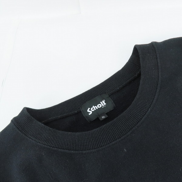 実際に弊社で買取させて頂いたSCHOTT×NEIGHBORHOOD/ショット×ネイバーフッド LONG SLEEVE スウェット シャツ XLの画像 4枚目