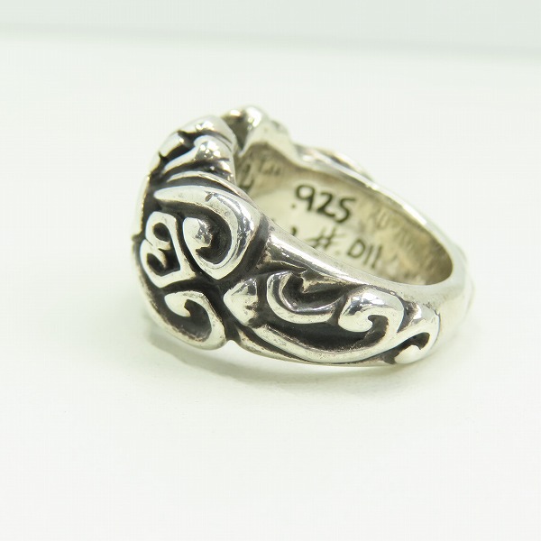 実際に弊社で買取させて頂いたBWL/BILL WALL LEATHER/ビルウォールレザー 20周年記念 NEW GOTHIC CROSS RING/ニュー ゴシック クロス リング/19号の画像 2枚目