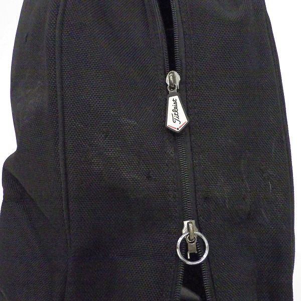 実際に弊社で買取させて頂いたTitleist/タイトリスト CB203 8.5型 6分割キャディバッグ ブラックｘホワイトｘレッドの画像 9枚目