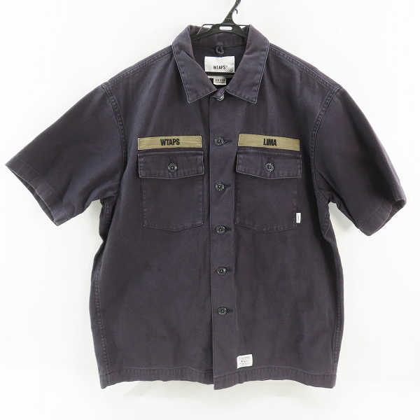 実際に弊社で買取させて頂いたWTAPS/ダブルタップス BUDS SS 18ss SHIRT シャツ 181WVDT-SHM03/03