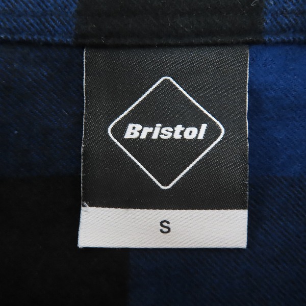 実際に弊社で買取させて頂いたF.C.Real Bristol/エフシーレアルブリストル 21AW BIG LOGO FLANNEL BAGGY SHIRT FCRB-212078/Sの画像 2枚目