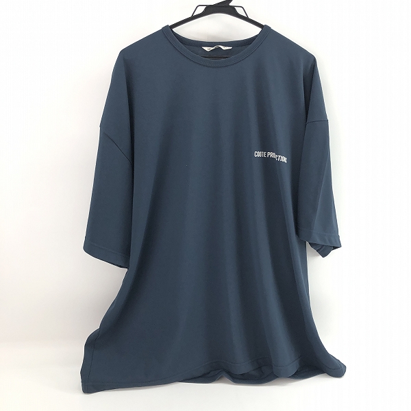 実際に弊社で買取させて頂いたCOOTIE PRODUCTIONS/クーティープロダクションズ  ワンポイントロゴ /オーバーサイズ 半袖Tシャツ /ネイビー/L 