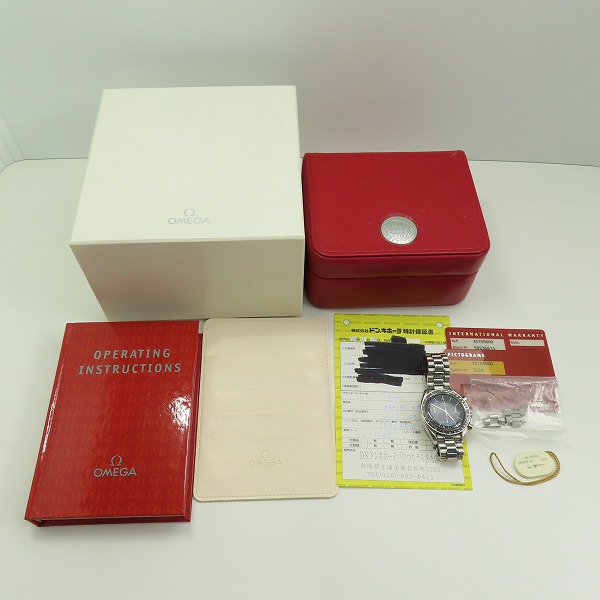 実際に弊社で買取させて頂いた【ギャラ付き】OMEGA/オメガ スピードマスター オートマチック 腕時計/3510.50.00の画像 9枚目
