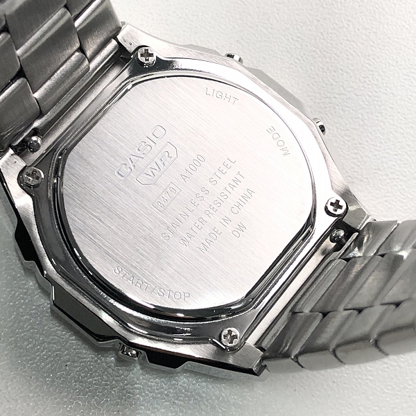 実際に弊社で買取させて頂いたCASIO/カシオ 時計 フルメタルタイプ クラシック プレミアムシリーズ/A1000DN-7JRの画像 4枚目