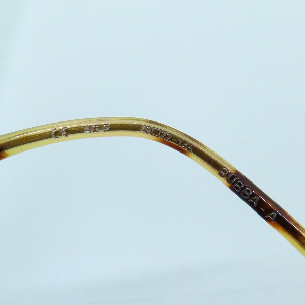 実際に弊社で買取させて頂いたCHROME HEARTS/クロムハーツ BUBBA-A 度入り眼鏡/メガネフレーム アイウェアの画像 6枚目