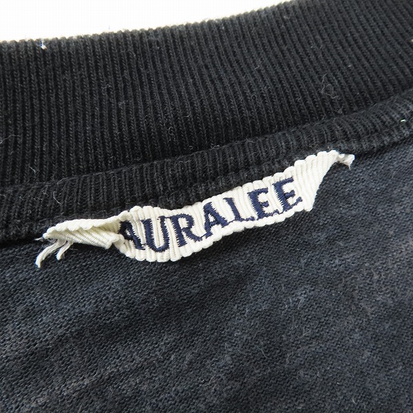 実際に弊社で買取させて頂いたAURALEE/オーラリー STAND-UP TEE ポケット付き クルーネックTシャツA21ST01SU/5の画像 2枚目