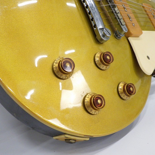 実際に弊社で買取させて頂いた★Epiphone/エピフォン Les Paul '56 Gold Top レスポール ゴールドトップ P-90搭載 エレキギターの画像 6枚目