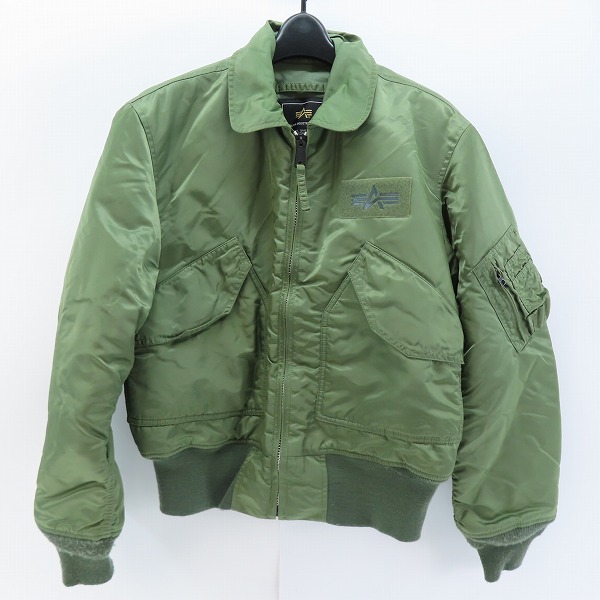 実際に弊社で買取させて頂いた ALPHA INDUSTRIES/アルファインダストリーズ CWU-45/P フライトジャケット 2030-021/S