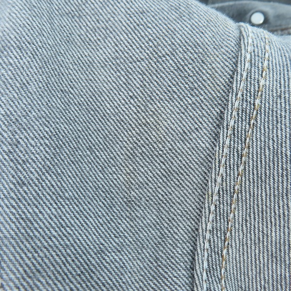 実際に弊社で買取させて頂いたLEVIS/リーバイス 先染め グレー デニムパンツ USA製 501-0558/W34の画像 9枚目