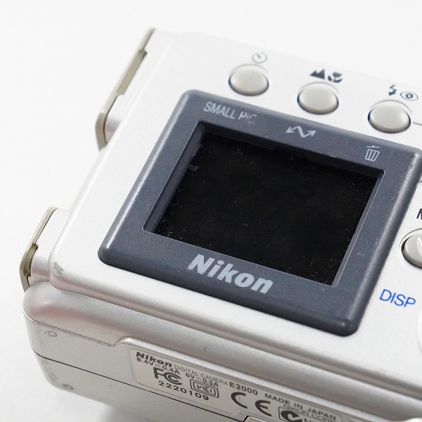実際に弊社で買取させて頂いたNikon/ニコン E2000 COOLPIX 2000 クールピクス コンパクトデジタルカメラ 通電確認済みの画像 5枚目