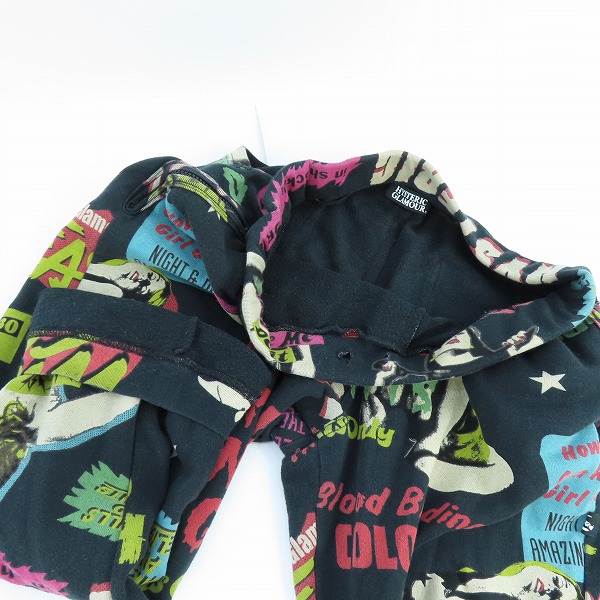 実際に弊社で買取させて頂いたHYSTERIC GLAMOUR/ヒステリックグラマー スウェット パーカー パンツ セットアップ HOLY ROCK 0134CF02/0234CP01 Fの画像 6枚目