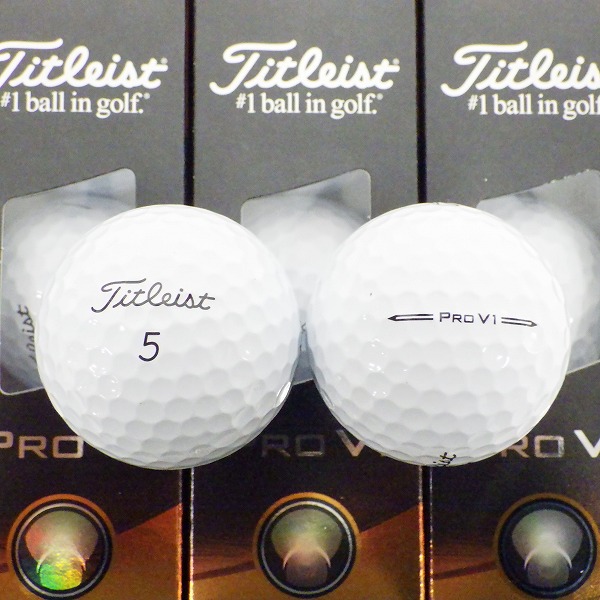 実際に弊社で買取させて頂いた【未使用】Titleist/タイトリスト PRO V1 ゴルフボール ホワイト 1ダースの画像 1枚目