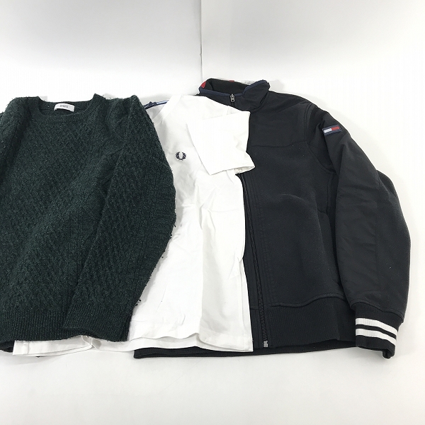 実際に弊社で買取させて頂いた【おまとめ】トミーヒルフィガー/フレッドペリー/シップス 等 ジップアップブルゾン/Tシャツ/ボタンシャツ 他の画像 1枚目