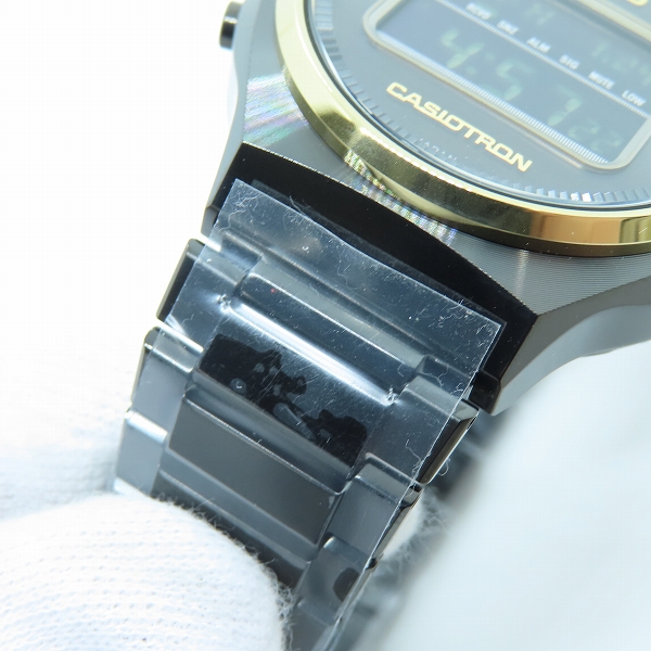 実際に弊社で買取させて頂いた【未使用】 CASIO/カシオ CASIOTRON/カシオトロン 50TH ANNIVERSARY/50周年記念 TRN-50ZE-1AJRの画像 7枚目