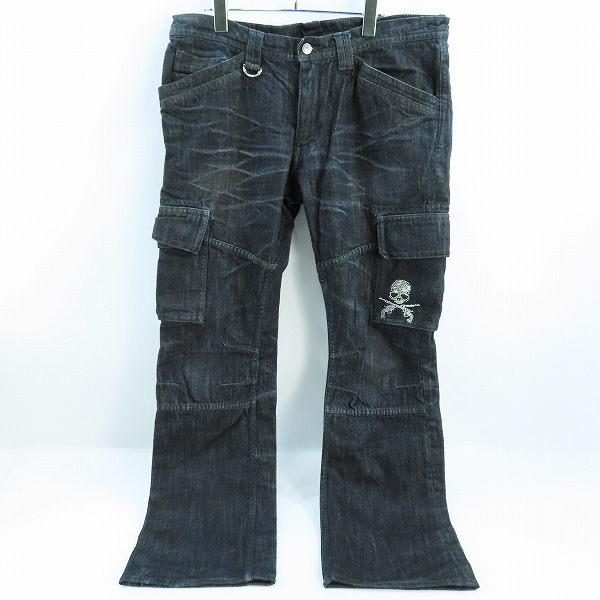 実際に弊社で買取させて頂いたmastermindjapan×roar/マスターマインドジャパン×ロアー 12SS identity期 スワロスカルカーゴデニム 12MRP-MU01/5