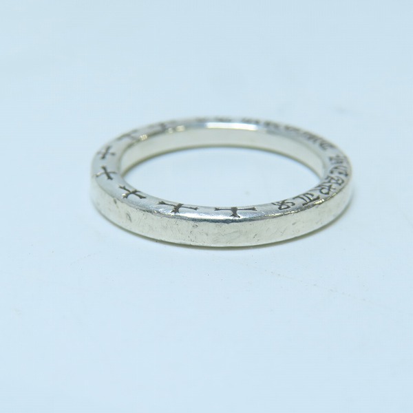 実際に弊社で買取させて頂いたCHROME HEARTS/クロムハーツ NTFLリング/15号の画像 3枚目