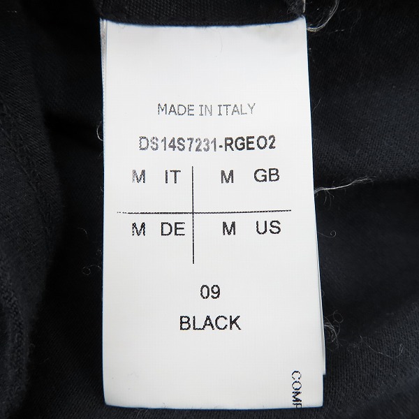 実際に弊社で買取させて頂いたRick Owens/リックオウエンス DRKSHDW/ダークシャドウ14SS 半袖 Tシャツ/カットソー DS14S7231-RGE02/Mの画像 3枚目