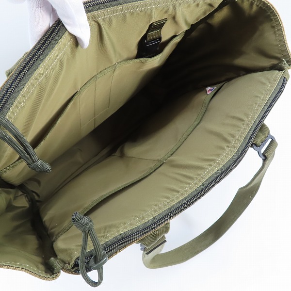 実際に弊社で買取させて頂いたBRIEFING/ブリーフィング ハンドバッグ トートバッグ カーキ系の画像 3枚目