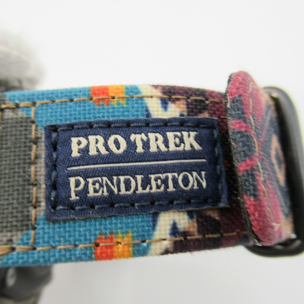 実際に弊社で買取させて頂いたCASIO/カシオ PRO TREK/プロトレック×PENDLETON/ペンドルトン タフソーラー 腕時計 PRG-601PE-5JRの画像 5枚目
