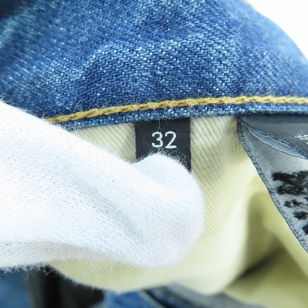 実際に弊社で買取させて頂いたCELINE/セリーヌ カットオフデニムパンツ N306 930F 07UW/32の画像 4枚目