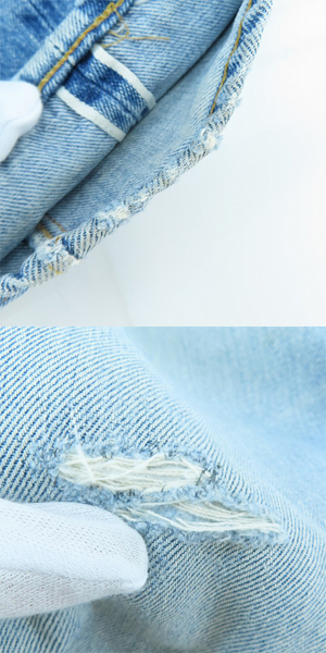 実際に弊社で買取させて頂いたLEVI'S/リーバイス 501 ヴィンテージ 66後期 刻印6 スモールe ボタンフライ デニムパンツ 32×36の画像 9枚目