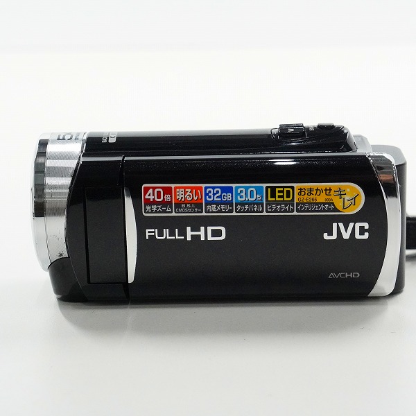 実際に弊社で買取させて頂いた【難有り】JVC/日本ビクター ケンウッド Everio GZ-E265 -B 2012年製 32GB デジタルビデオカメラ 動作確認済みの画像 2枚目