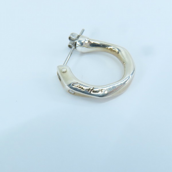 実際に弊社で買取させて頂いたLION HEART/ライオンハート シルバー クロッシングピアス の画像 6枚目