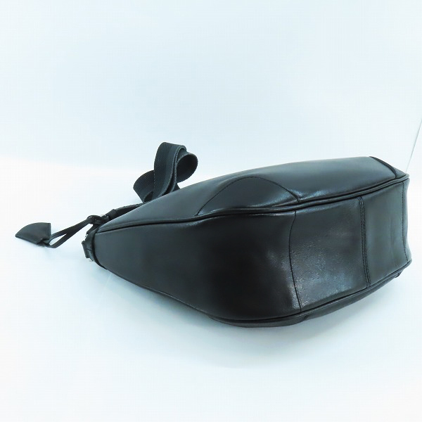 実際に弊社で買取させて頂いたaniary/アニアリ レザー ショルダーバッグ/バナナバッグの画像 2枚目