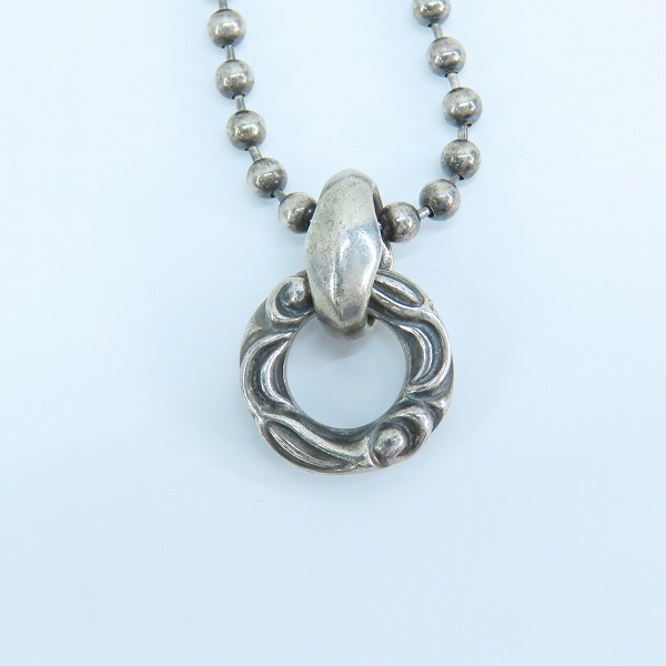 実際に弊社で買取させて頂いたLONE ONES/ロンワンズ リンクドクレーンリング ペンダント MFフック ボールチェーンネックレスの画像 1枚目