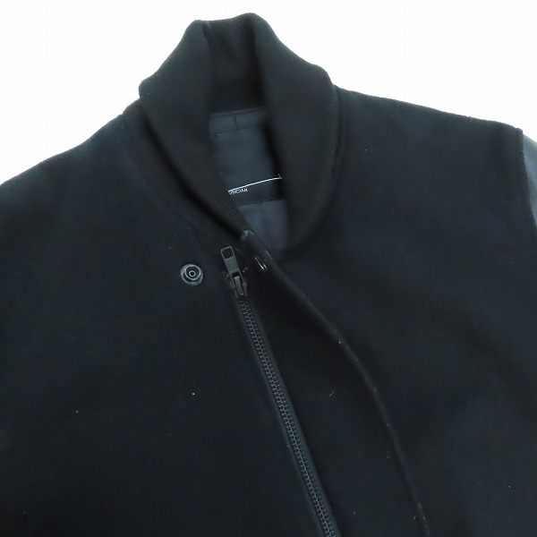 実際に弊社で買取させて頂いたLAD MUSICIAN/ラッドミュージシャン 牛革切替/ウール100% スタジャン 2211-351/44の画像 2枚目