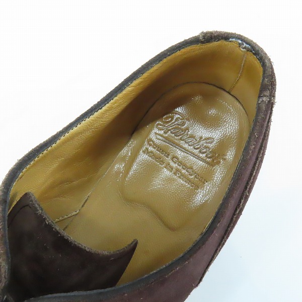 実際に弊社で買取させて頂いたParaboot/パラブーツ シャンボード Uチップ スエード シューズ 30630/8.5の画像 4枚目