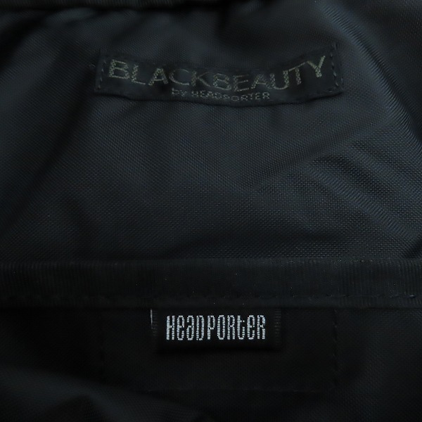 実際に弊社で買取させて頂いたHEAD PORTER/ヘッドポーター BLACK BEAUTY/ブラックビューティー ショルダーバッグ の画像 5枚目