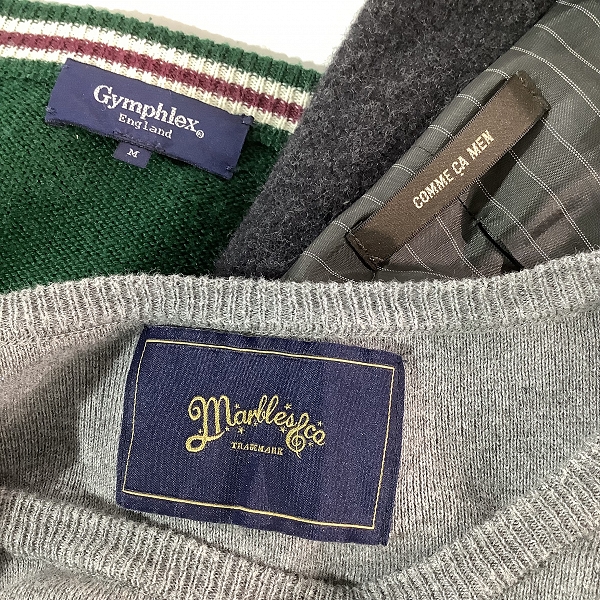 実際に弊社で買取させて頂いた【おまとめ/未使用含む】マーブルズ/コムサメン/ジムフレックス  等 長袖トップス/カーディガン/ジャケット 他の画像 1枚目