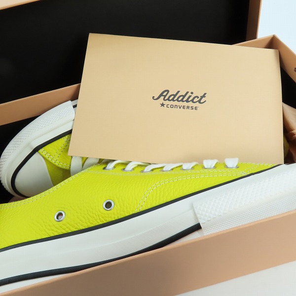 実際に弊社で買取させて頂いたCONVERSE/コンバース ADDICT/アディクト CHUCK TAYLOR LEATHER OX 1AD987/27.5の画像 7枚目