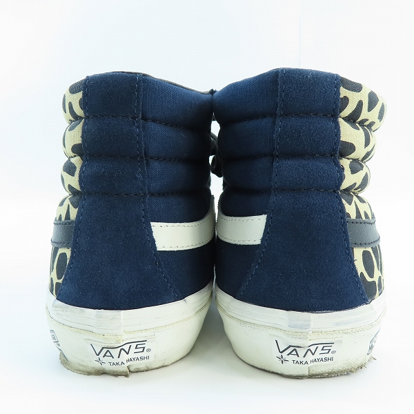 実際に弊社で買取させて頂いたVANS×TAKA HAYASHI/バンズ×タカハヤシ STYLE 138 LX CHEETAH FIELD ハイカットスニーカー VN0A3ZCOURE/28.5の画像 1枚目