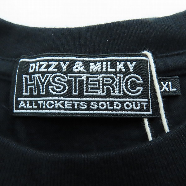 実際に弊社で買取させて頂いた【未使用】HYSTERIC GLAMOUR × MINEDENIM/ヒステリックグラマー×マインデニム プリントTシャツ MND-HYS005-99/XLの画像 2枚目