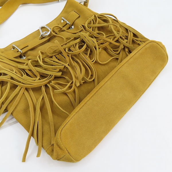 実際に弊社で買取させて頂いたPORTER×5525gallery/ポーター×5525ギャラリー フリンジ スエード ショルダーバッグの画像 3枚目