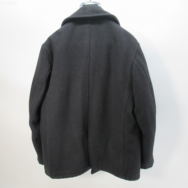 実際に弊社で買取させて頂いたSchott/ショット USA製 U.S.740N PEA JACKET/ピージャケット ピーコート/44の画像 1枚目