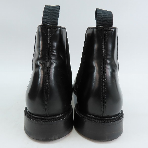 実際に弊社で買取させて頂いたChurch's/チャーチ WELLS 103ラスト サイドゴアブーツ BLACK POLISH BINDER/8.5Fの画像 1枚目