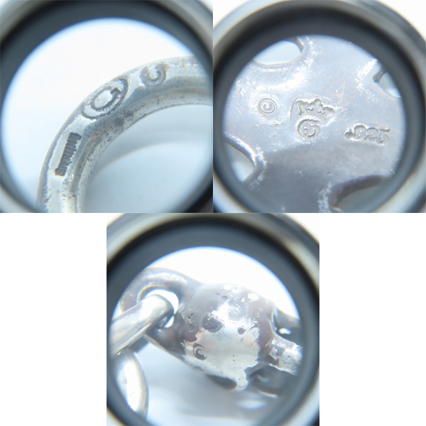 実際に弊社で買取させて頂いた【ギャラ付】Gaboratory/ガボラトリー スカルプテッド オーバル ブレスブレスレット w/２スカルプテッド スカルの画像 6枚目